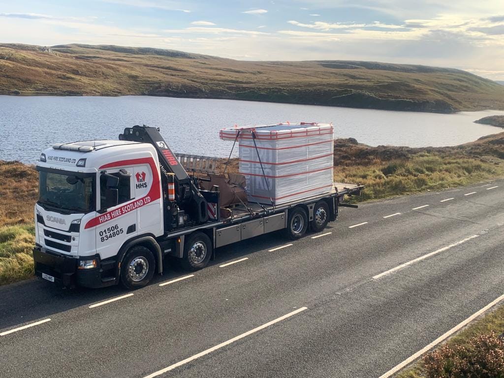 hiab hire with driver scotland