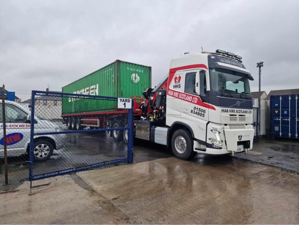 Hiab Container Transport Scotland