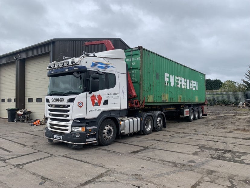 hiab container movers