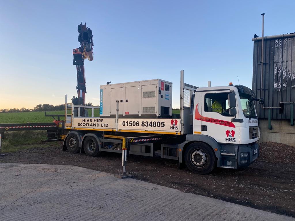 truck crane hire scotland